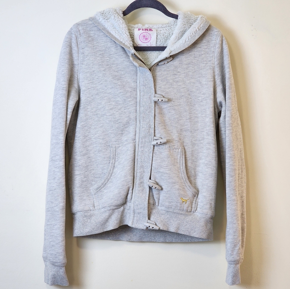 Victoria's Secret PINK Faux Fur Lined Hoodie